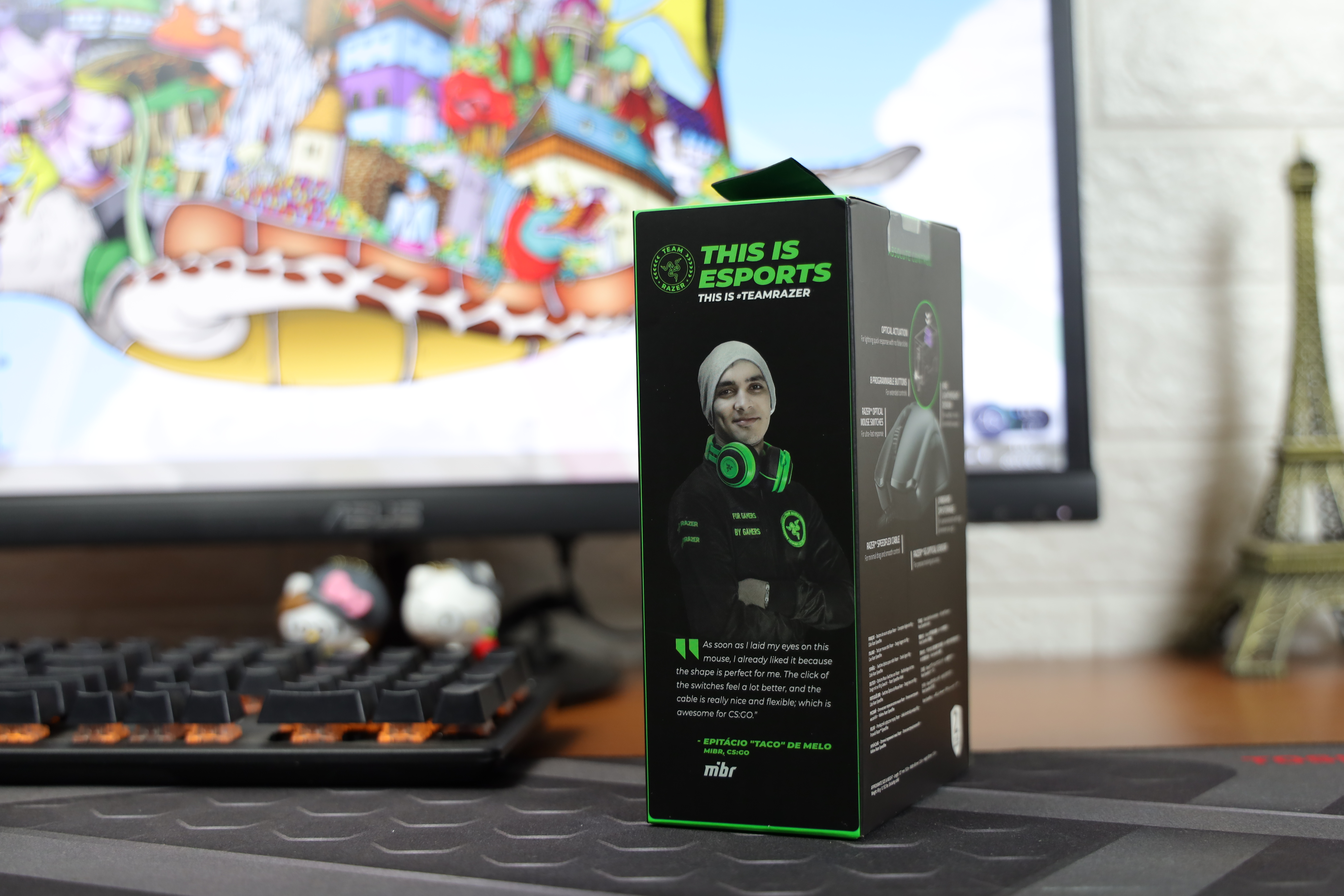 光学鼠标微动,雷蛇曼巴眼镜蛇无线版鼠标16000