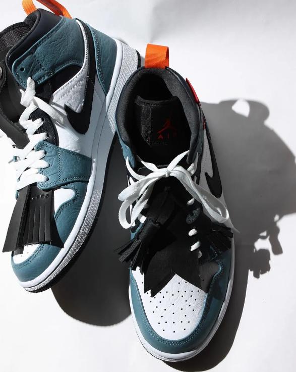 有许多配件的球鞋,如何让你的球鞋看起来更高级