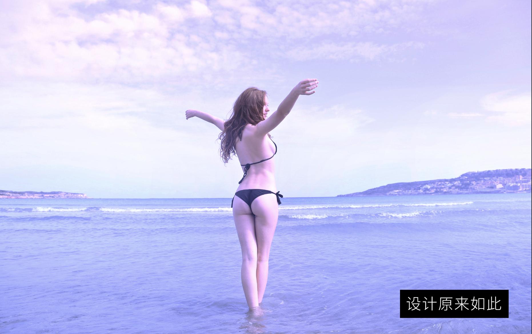 ps海边日落照片调色教程,如何在ps中把照片调成深蓝海边