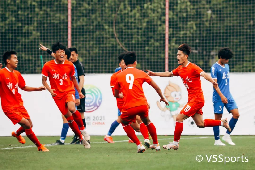 全运预赛|温家龙勺子点球湖北U20男足1-1北京