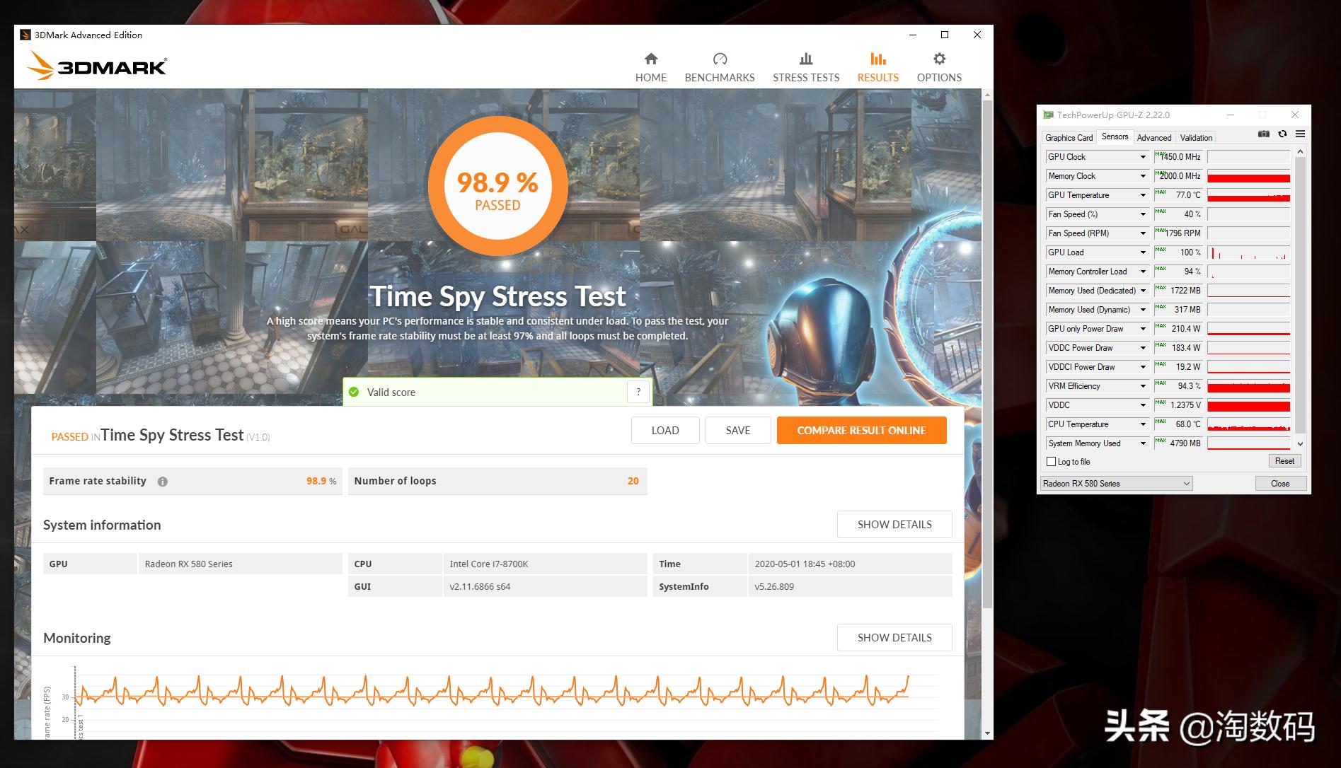 矿圈挚爱：蓝宝石RX5808GB超白金OC限量版，清理翻新测试晒个单