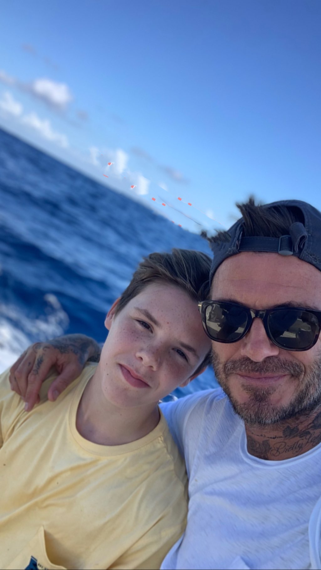 贝克汉姆小七旅行,原创小贝全家迈阿密度假