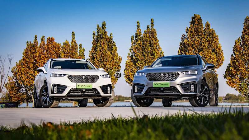 试驾weyvv7混动版,试驾weyvv7phev视频