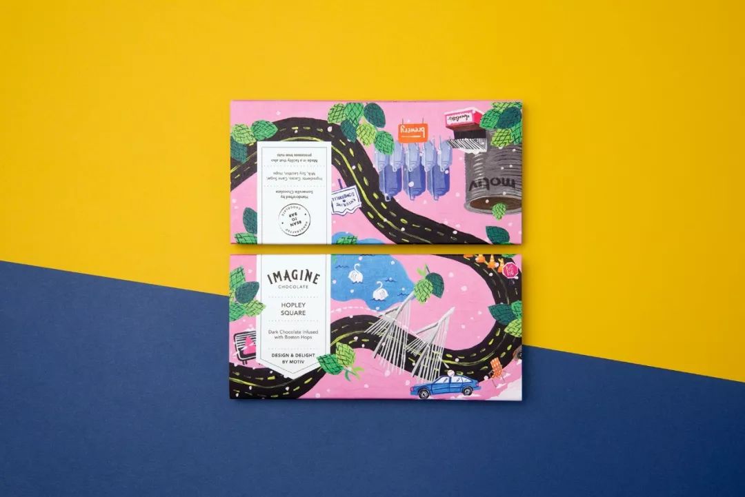 巧克力产品卡通包装设计图,巧克力品牌创意包装