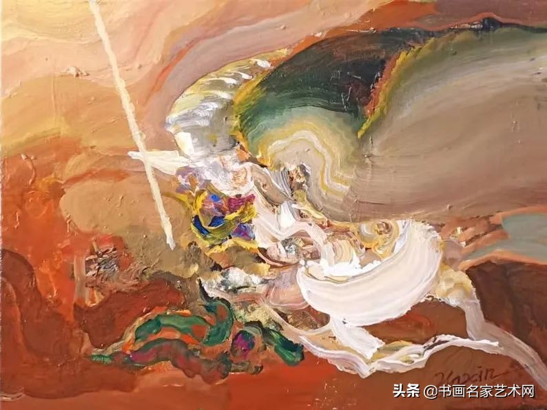 杨兴雅意向山水油画作品欣赏,艺术中国杨建宏绘画作品鉴赏