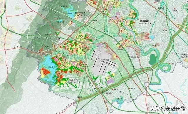 成都空港新城规划视频,成都航空港南部片区最新规划