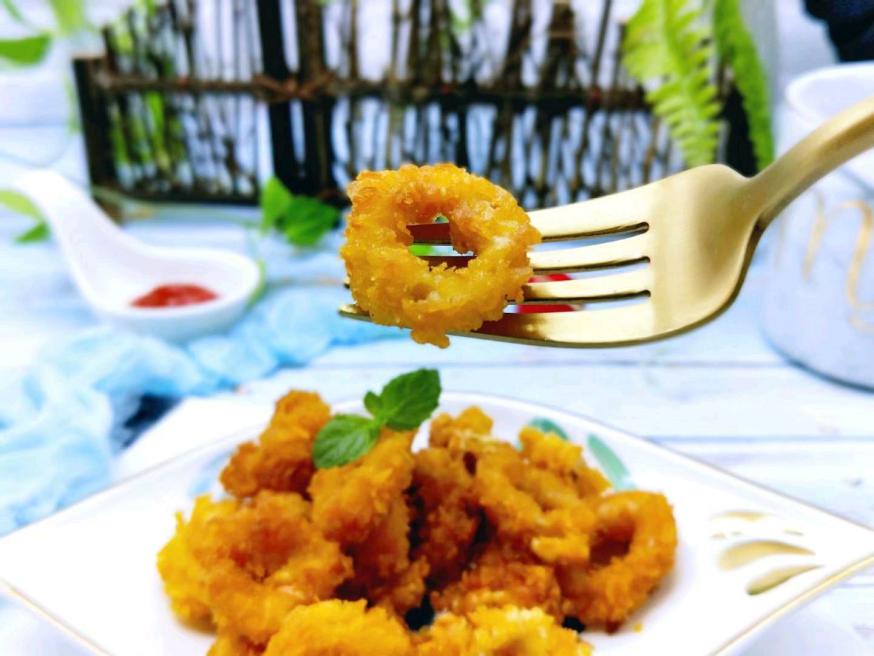 鱿鱼圈炸酥脆的方法,鱿鱼圈怎么炸家常做法