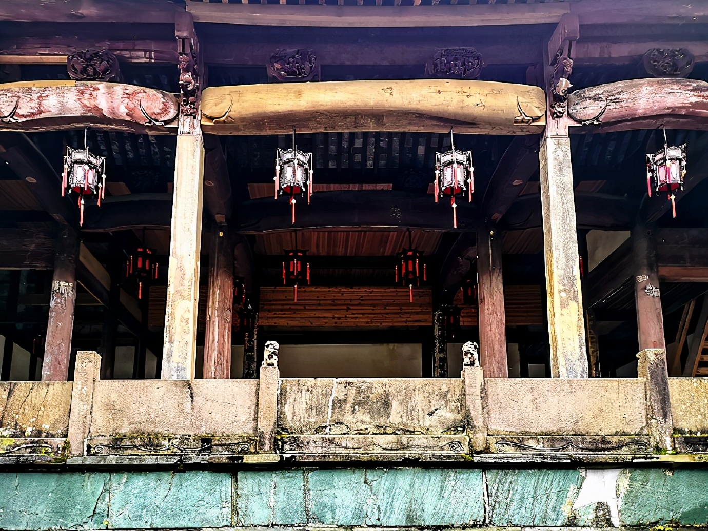 大山深处的古村,大山深处石潭古村