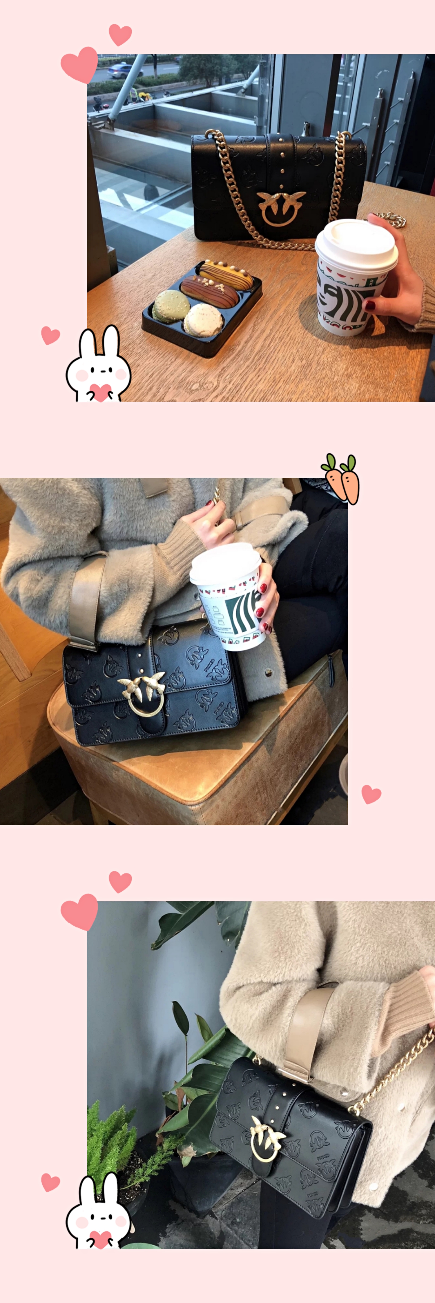 pinko燕子包新款肩带,pinko包经典款