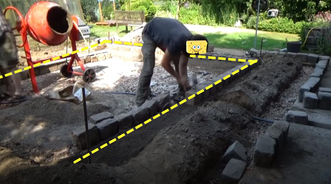 小院铺石板砖效果图大全,小院青石铺地面效果