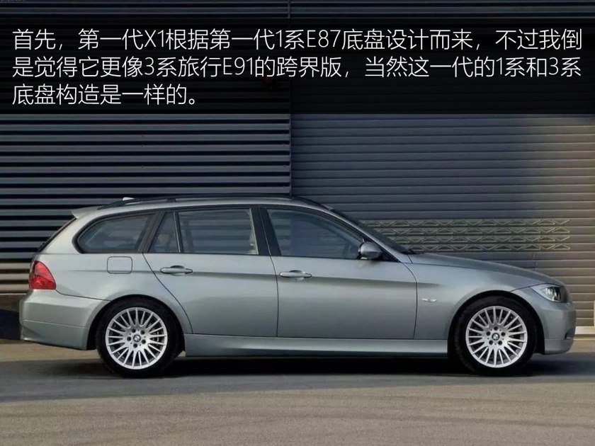 不同年代的宝马x1,跨时代1.0