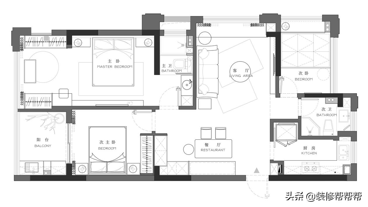 89㎡撩人北欧风，高级灰，烟粉色，气质优雅颜值爆升！