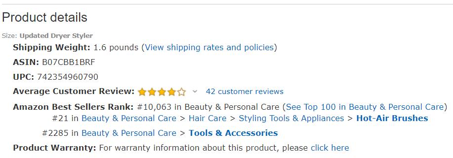 数魔跨境｜Amazon.com吹风机市场分析