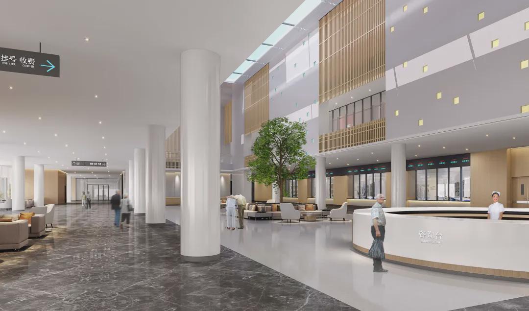 成都高新妇幼保健院,设计呈现“五态协同”理念