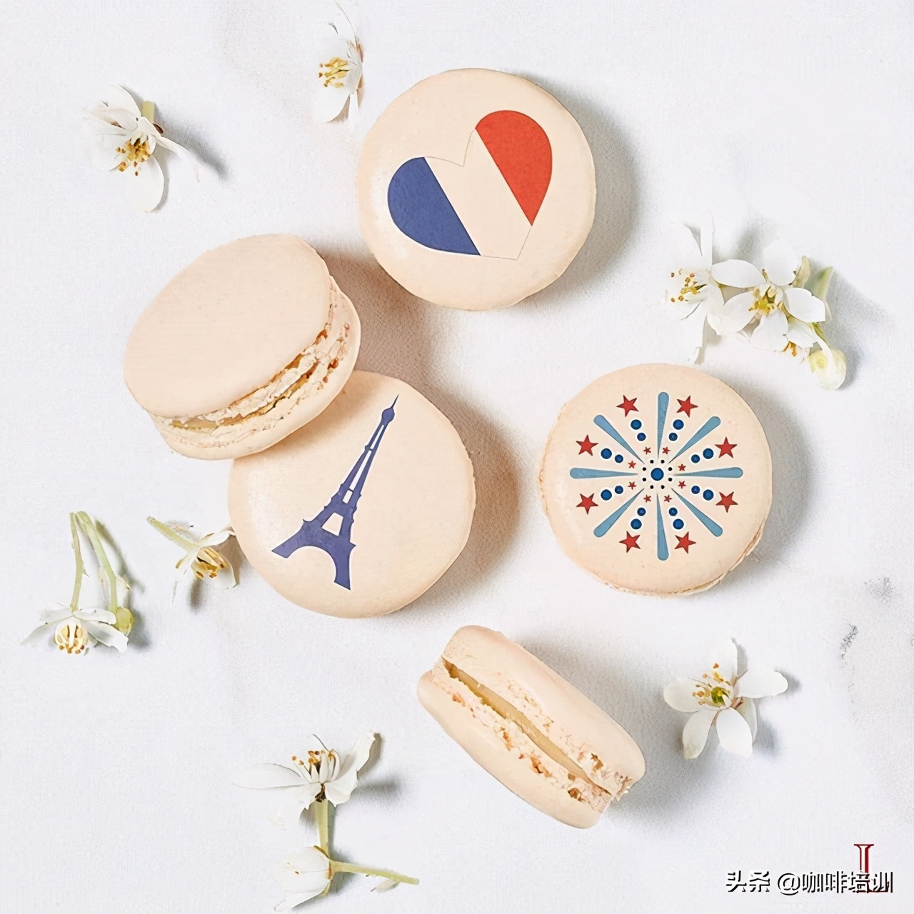 马卡龙法式夹心饼干,法式甜品饼干烘焙教程