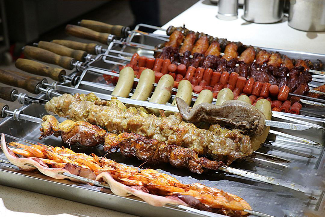 吃自助烤肉吃了60个虾,吃烤肉自助一次多少钱
