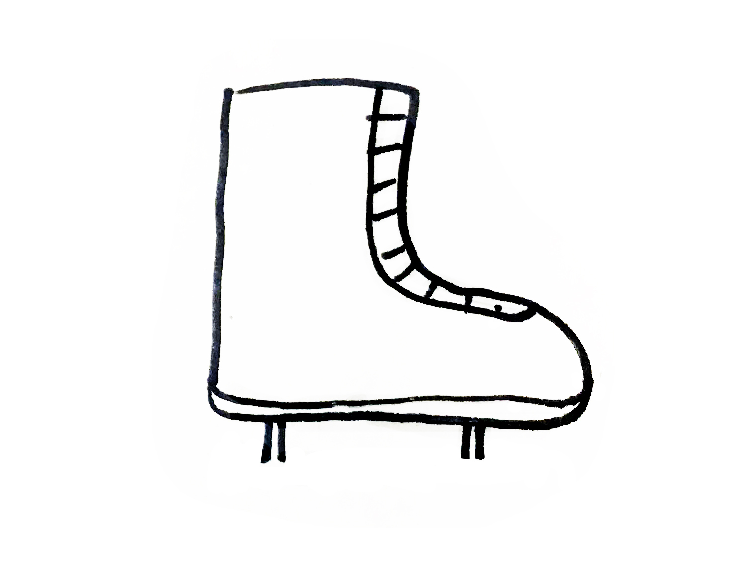 儿童鞋简笔画图片大全,各种各样的鞋简笔画