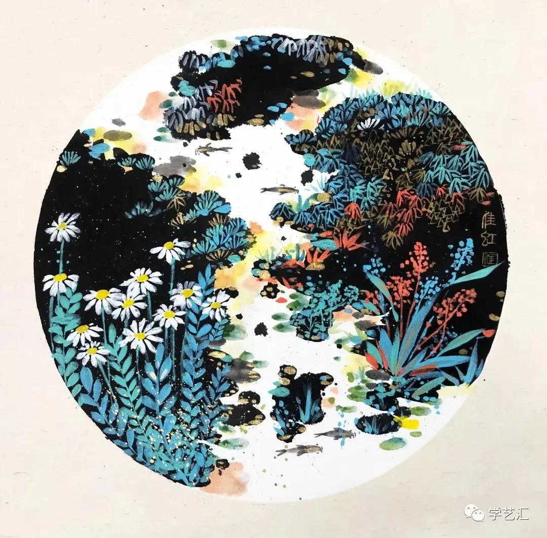 绘画水墨作品大全,水墨画儿童绘画技法新教程