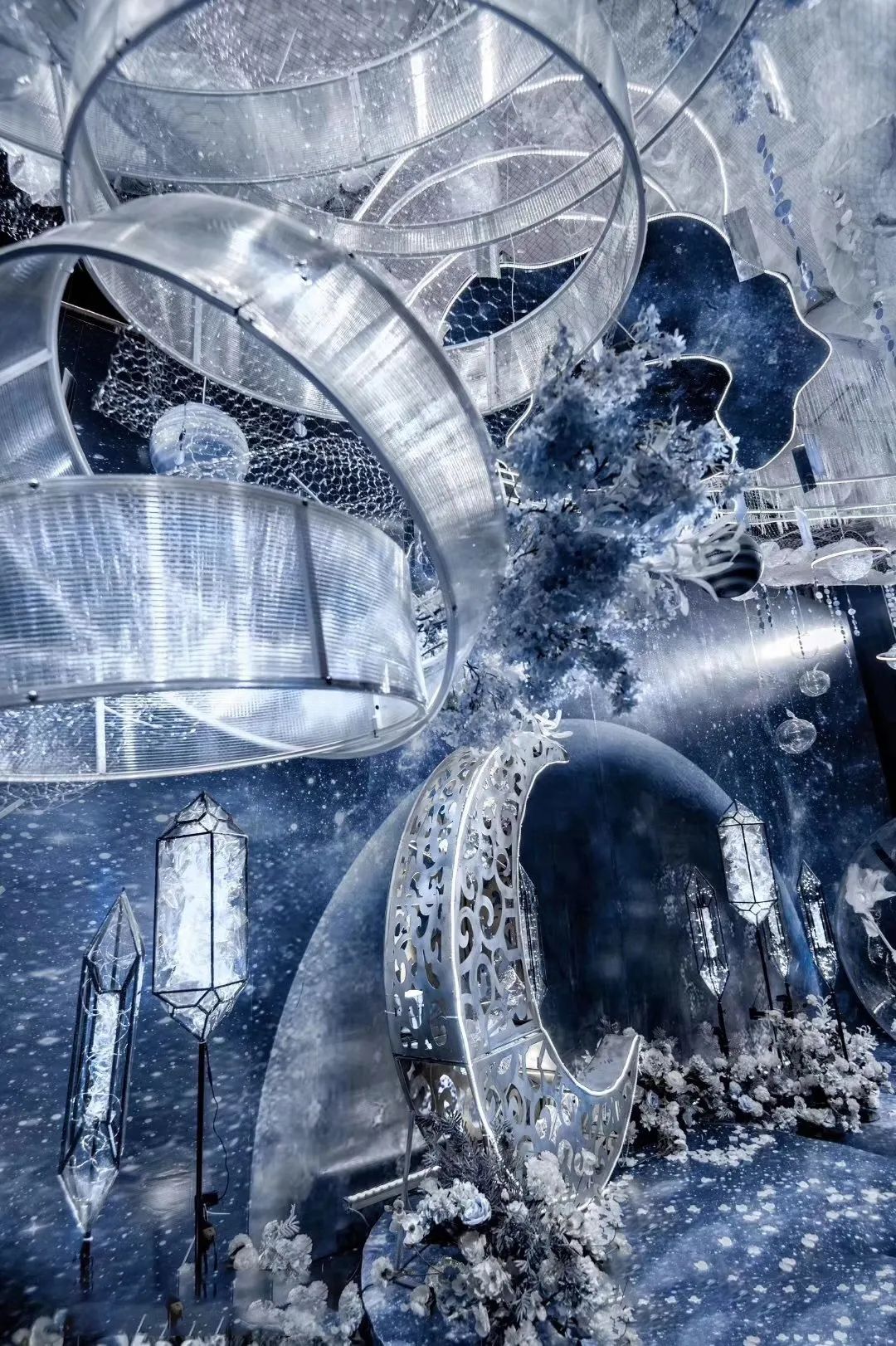 一场神秘浪漫的星空的婚礼,神秘浪漫的蓝色星空婚礼