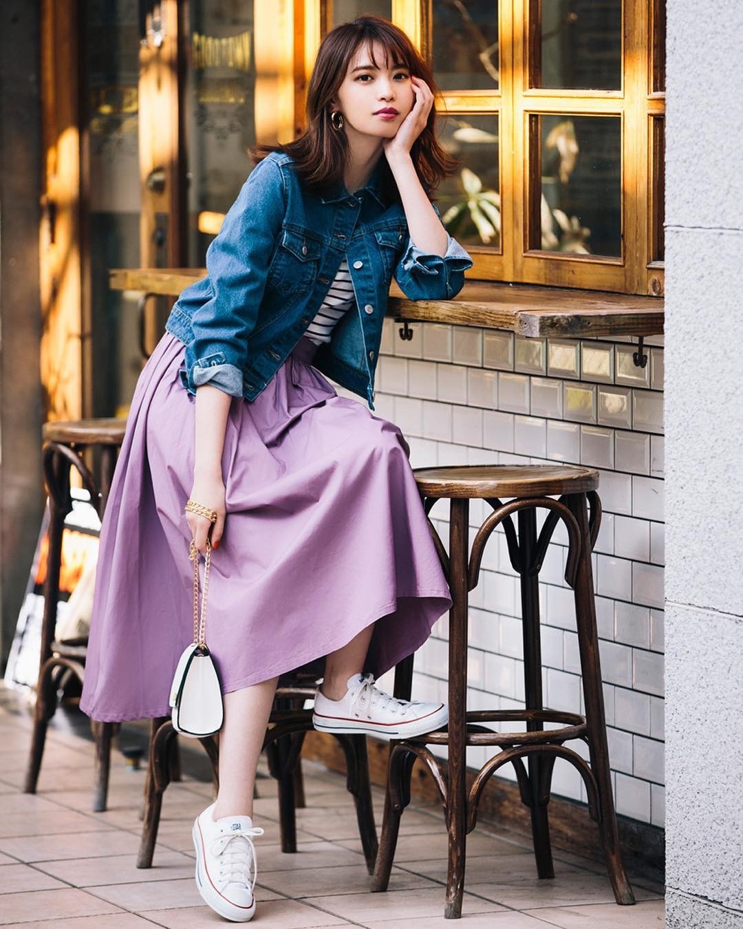 韩商言喜欢的佟年驾驭紫色穿搭水平一流，4点紫色搭配技巧轻松学