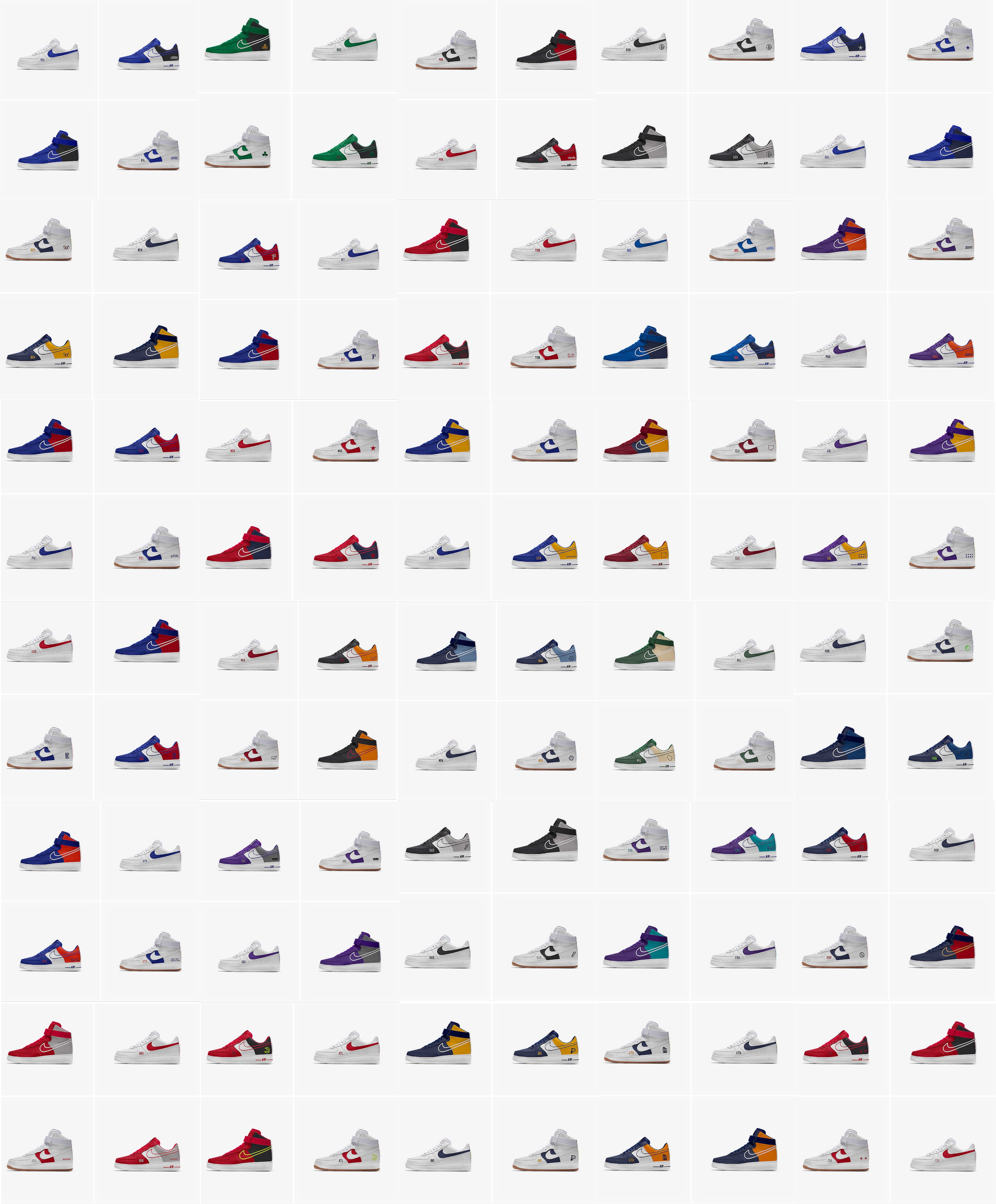 空军一号nba系列,nba球星空军一号