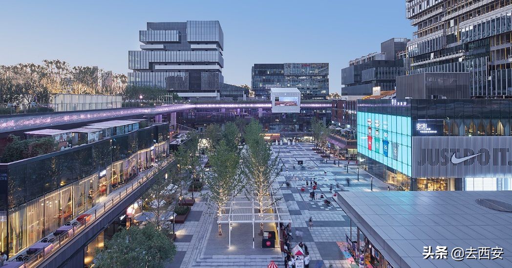 西安曲江创意谷商业业态,西安最大的商业综合体荟聚