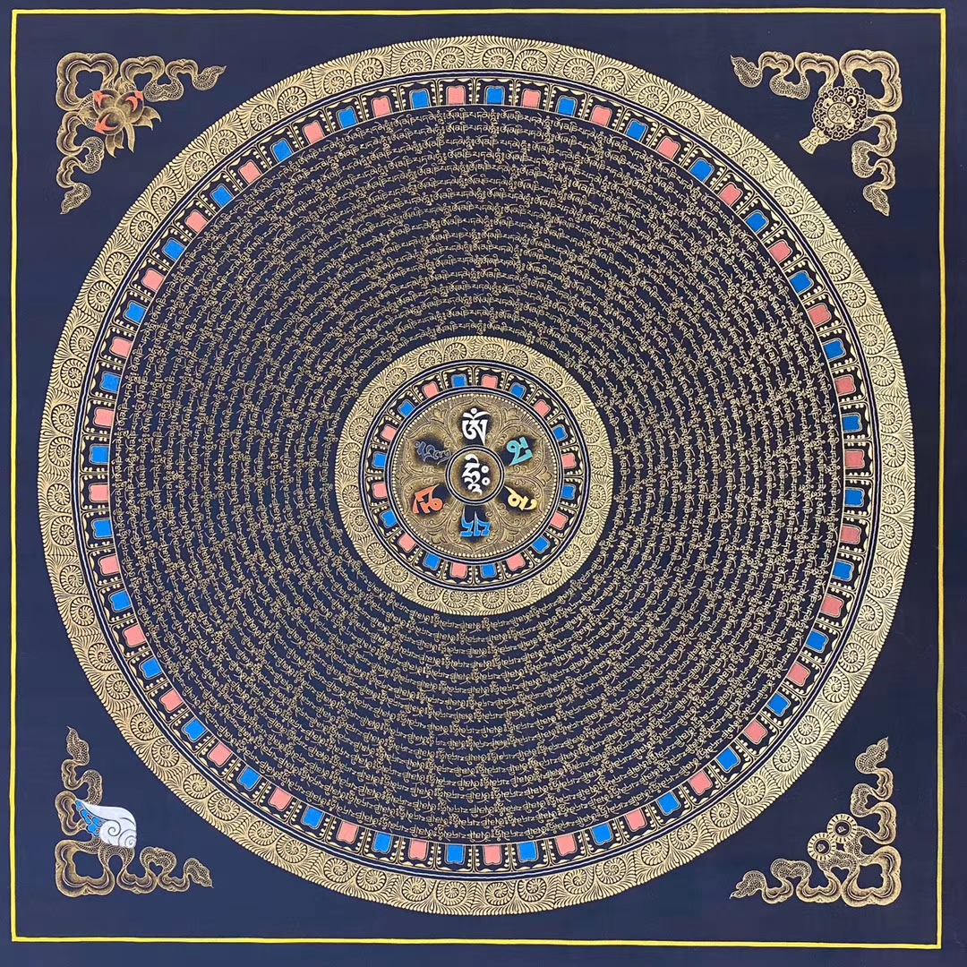 帮朋友检测了幅唐卡，发现是赝品