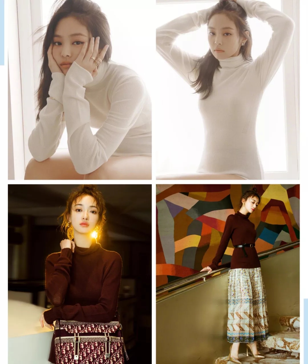 怎样选择领子贴切的高领打底衫,高领打底衫怎么穿好看