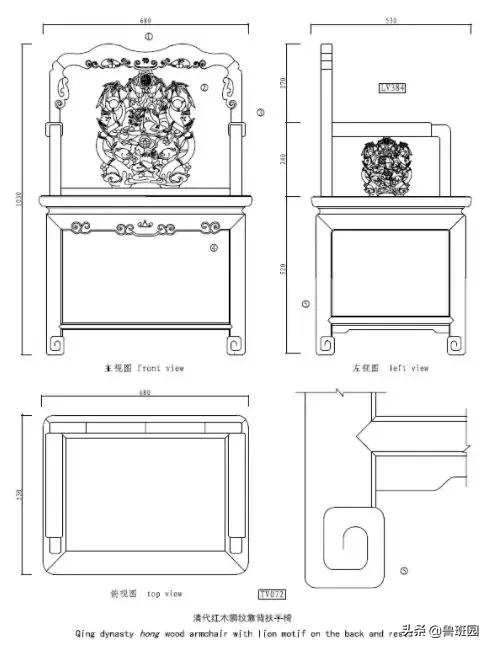 明清家具全套设计图,明清家具图纸