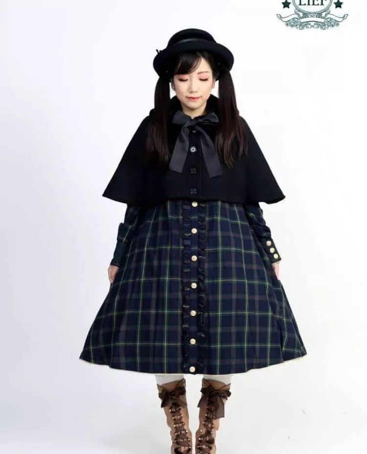 甜美系洛丽塔洋装图片,夏季黑色洛丽塔洋装