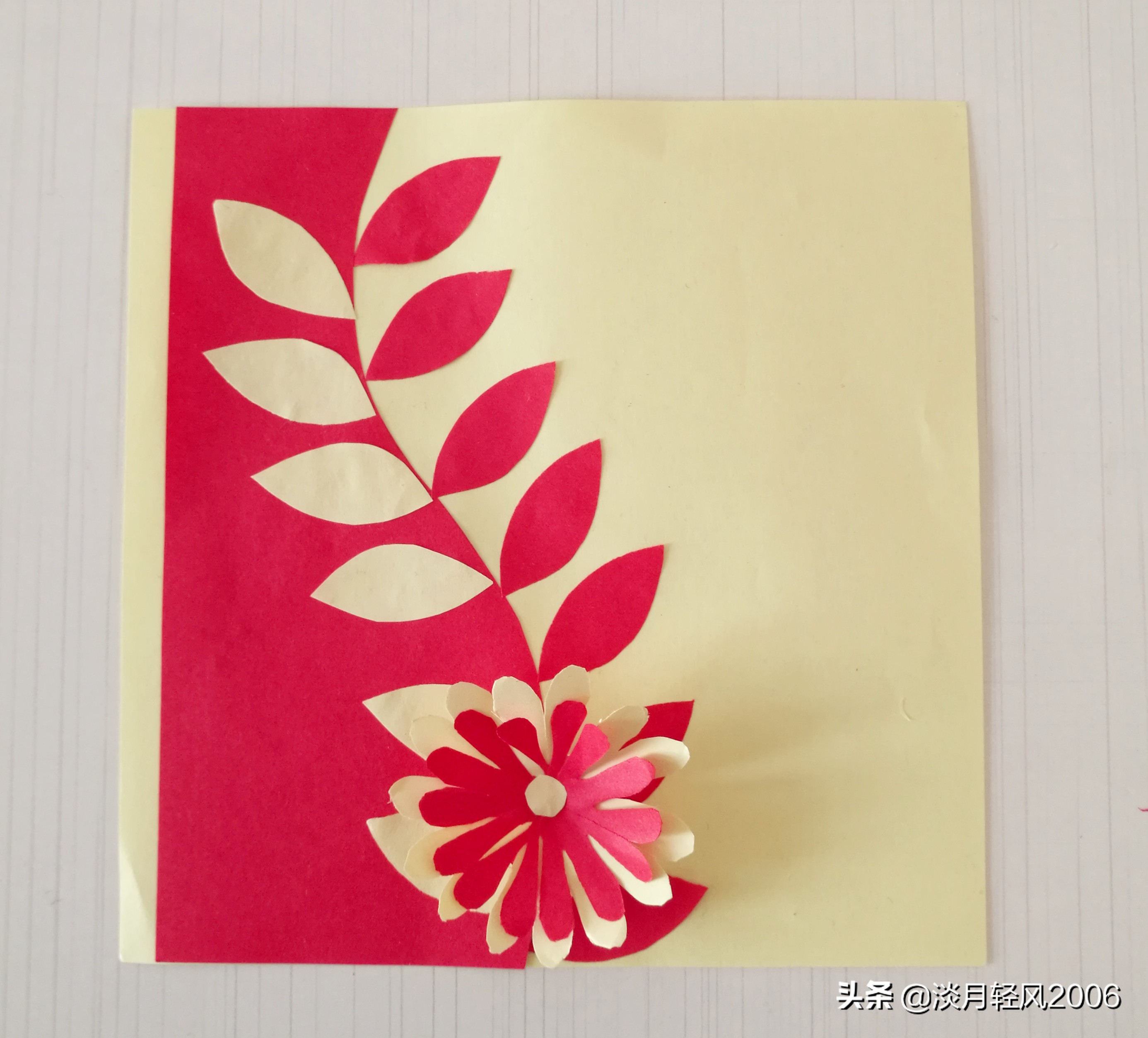 幼儿园手工卡纸制作可爱贺卡,幼儿园100种手工卡纸贺卡