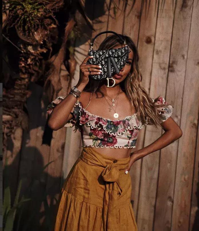 泫雅同款小方包,泫雅同款格子包