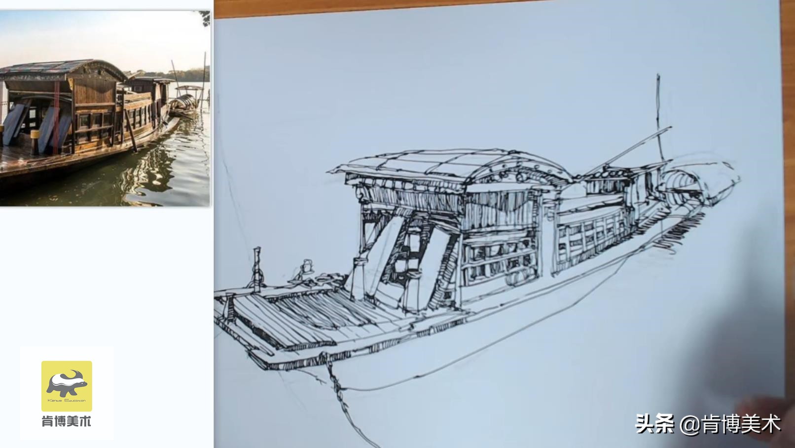 钢笔画画能画出什么好看的东西,超简单的钢笔画快动手画起来吧