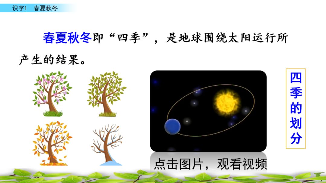 一年级语文下册春夏秋冬生字笔画,部编版一年级上册课文朗读完整版