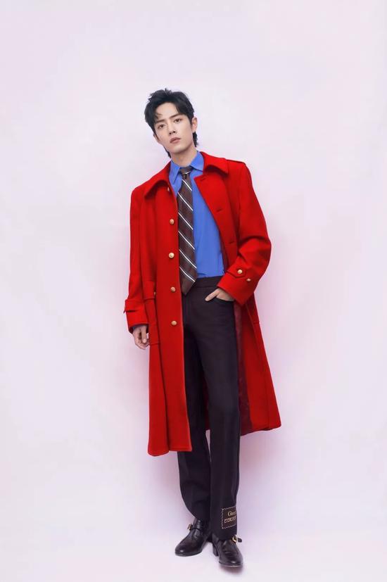 肖战穿搭秋冬大衣,肖战呢大衣