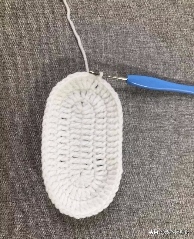 毛线编织宝宝运动鞋,手工编织婴儿毛线耐克运动鞋子