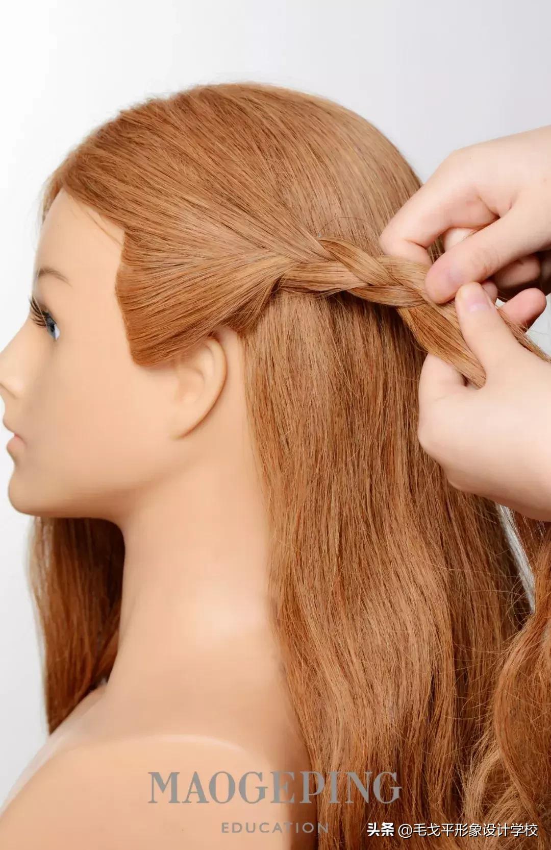 简单高贵晚宴发型步骤,时尚晚宴发型教程