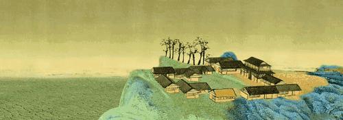 古画复活的视频,古画复活山水视频