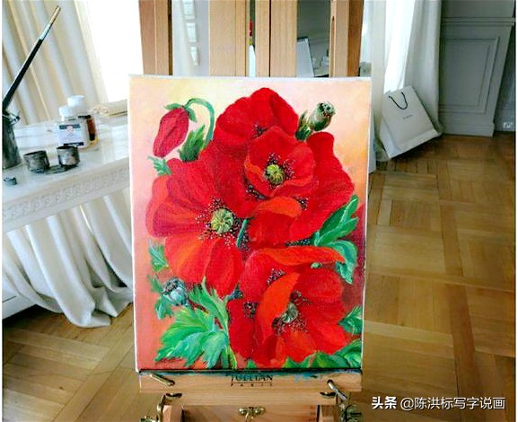 张馨予曝画国画全过程,张馨予最漂亮的一幅中国画