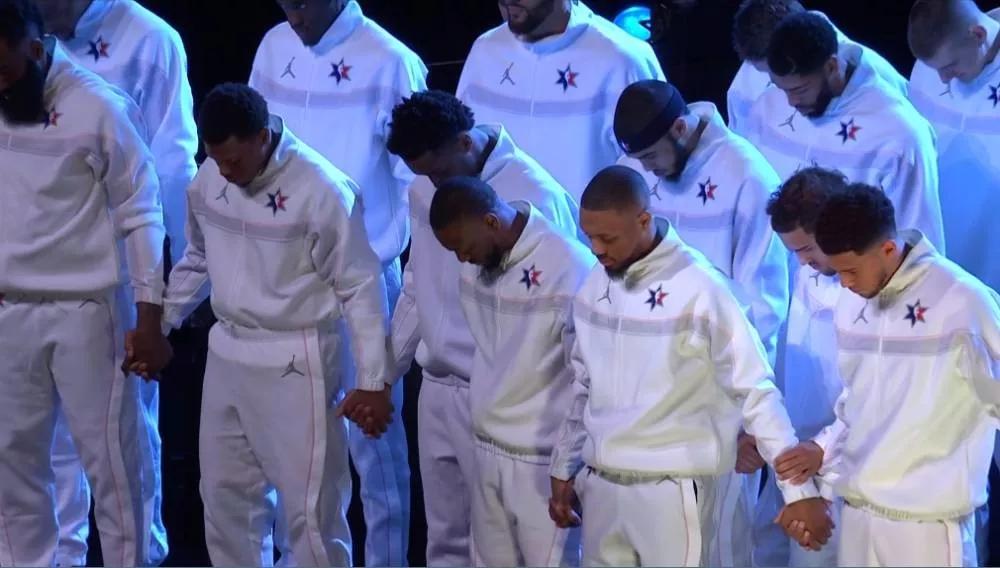 詹姆斯全明星现场绝杀球迷视角,詹姆斯全场31投19中