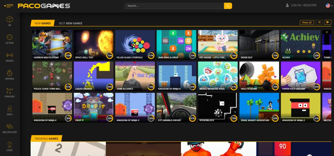 十大摸鱼游戏网站排名,摸鱼必备游戏