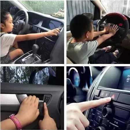 小孩开小车被警察抓了,小男孩开车被警察抓