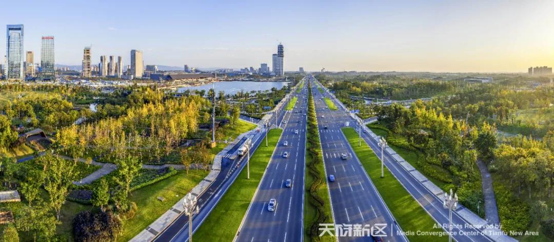 天府新区招商人字绿廊,天府新区人字绿廊规划图