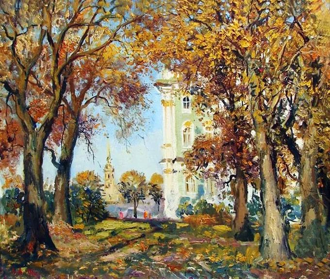 西欧大师画家的风景油画作品,卢卡斯风景油画作品