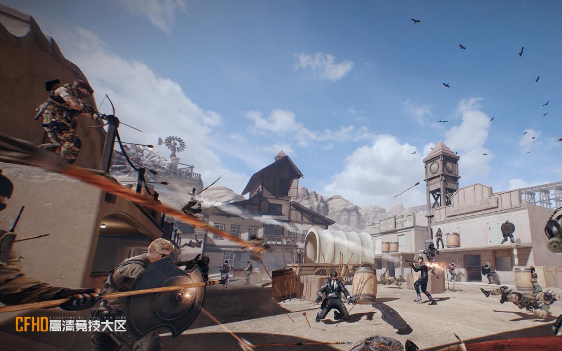 穿越火线地图西部,cf西部荒野地图