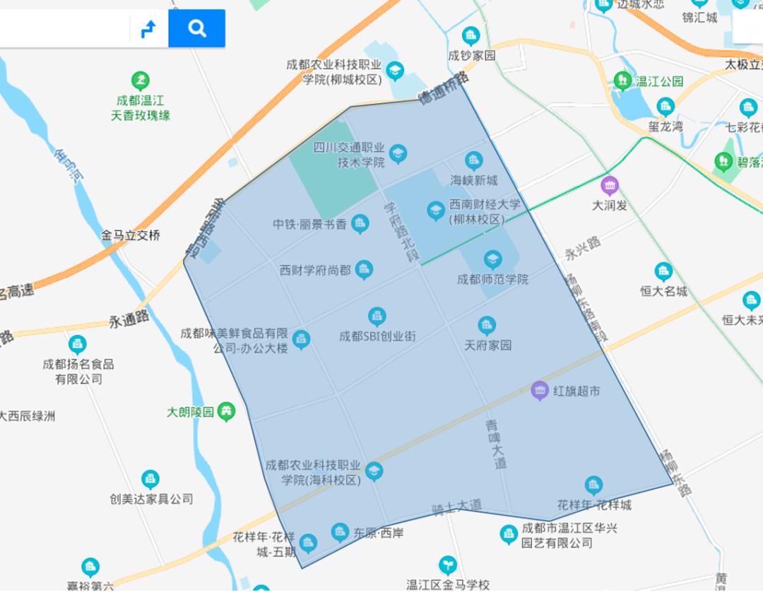 成都高新区三期规划,温江大学城新城三期