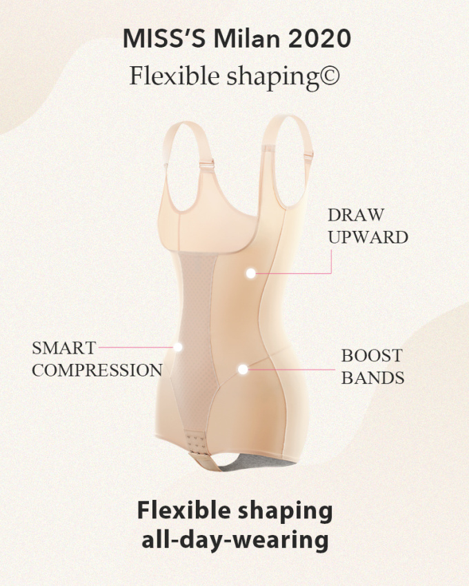 束身衣搭扣式塑身衣夏季连体薄款,连体收腹塑身提臀美体薄款塑身衣