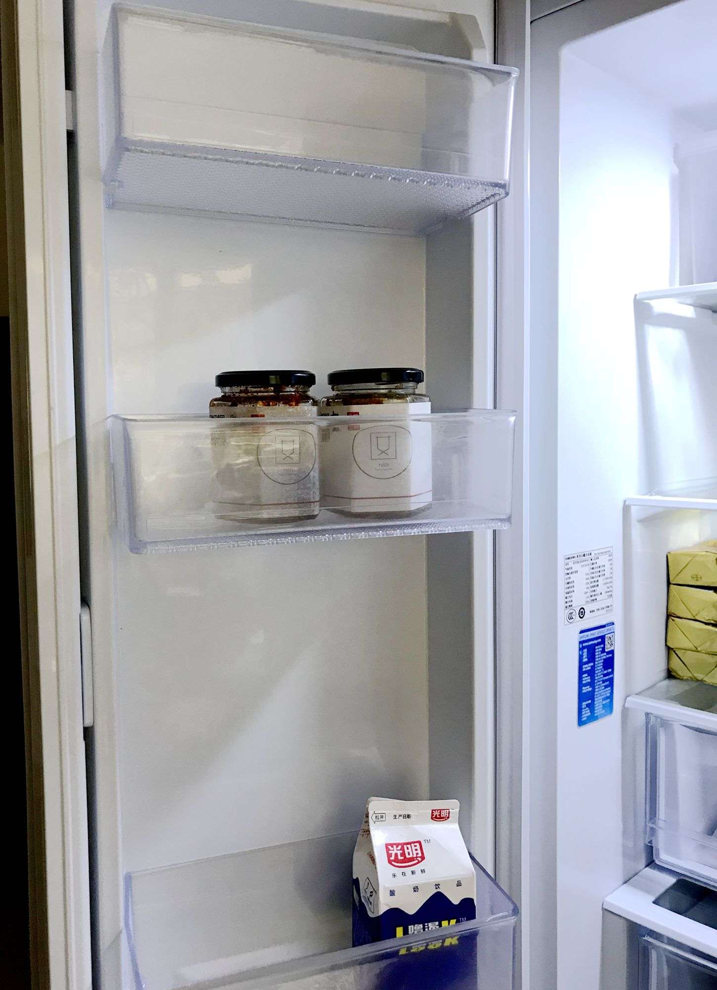 小户型风冷无霜双开门冰箱推荐,三星510l冰箱尺寸