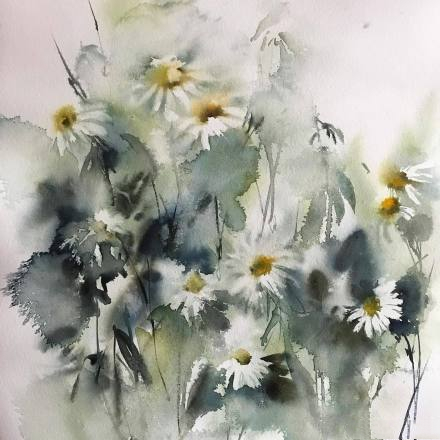 水彩表达情绪,水彩积极向上的画