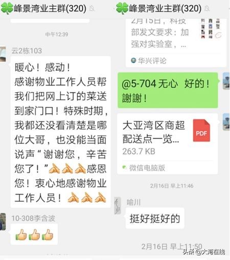 疫”不容辞，大亚湾区物业企业将“代购”进行到底